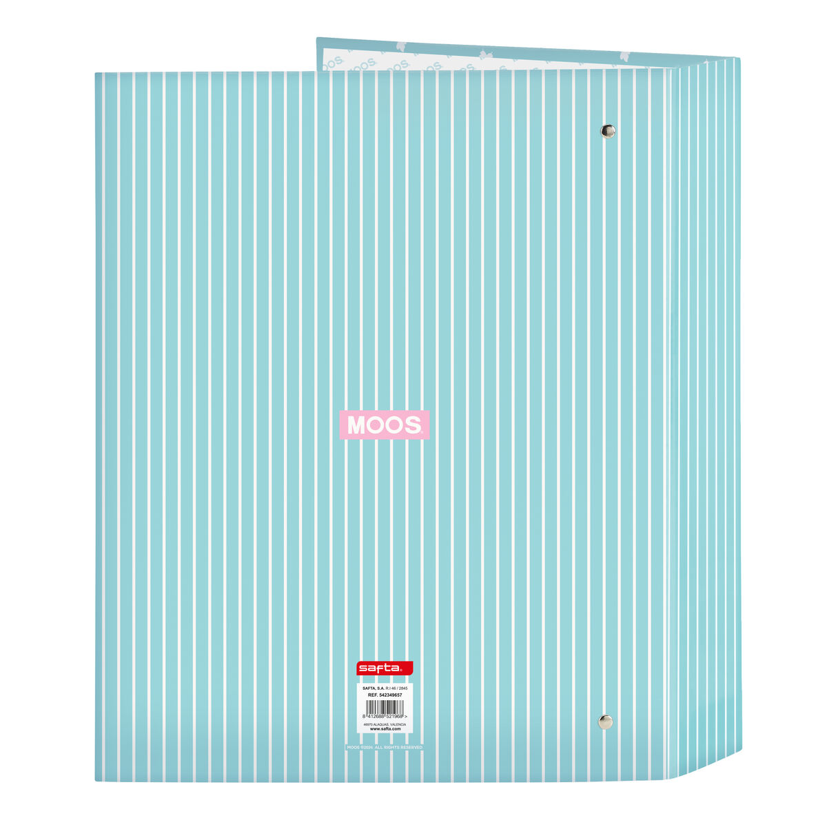 Ringbuch Moos Butterflies Blau A4 27 x 33 x 6 cm